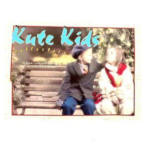NEW!! (20) Kute Kid Collection Cards And Envelopes Vintage Blank Inside OPEN BOX